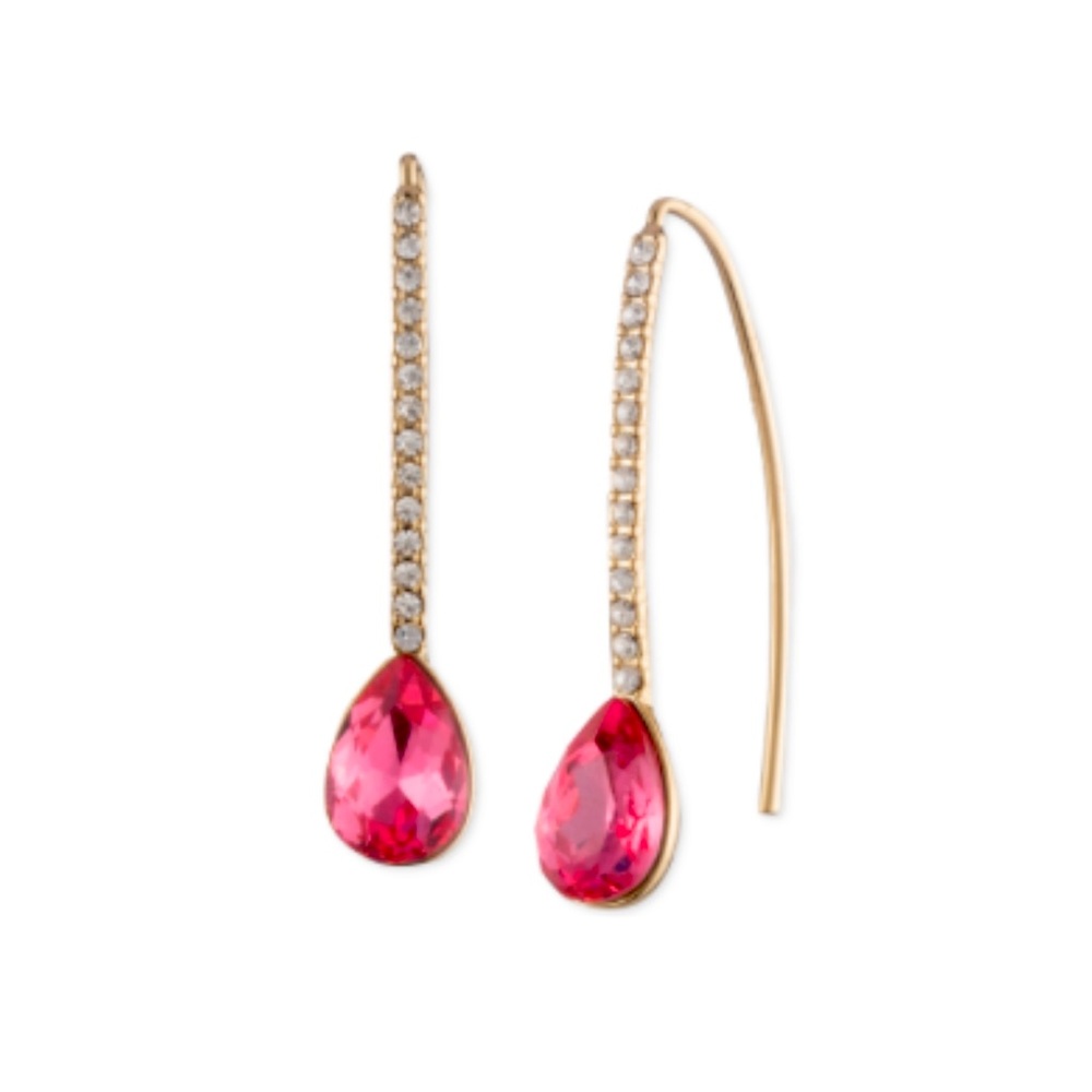 Givenchy Crystal Linear Threader Earrings